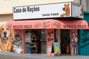 Pet Shop e Casa de Ração Scooby-Doo